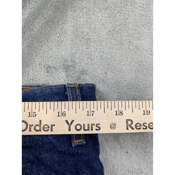 70's Levis 517 Men's W34 L28 Bootcut Jeans Orange tab Blue Denim Vintage - Picture 5 of 10